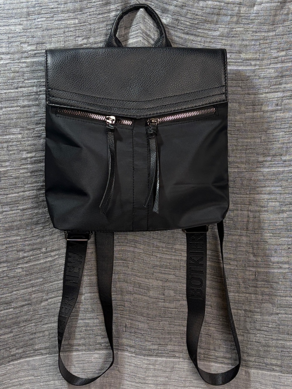 Botkier New York Black Trigger Mini Backpack